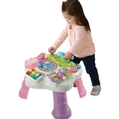 Varta Ma table d'activités bilingue rose^ Apprentissages Des Chiffres Et Calculs|Apprentissage Des Lettres Et Écritures