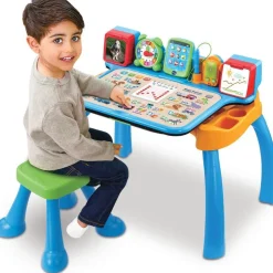 VTech Magi bureau interactif et musical 6 en 1 bleu^ Tableaux Et Bureaux