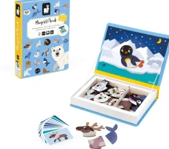 Janod Magntibook Animaux polaires^ Apprentissage Des Animaux Et De La Nature