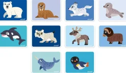 Janod Magntibook Animaux polaires^ Apprentissage Des Animaux Et De La Nature