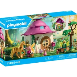 Playmobil Maison de fée avec licorne dorée Magic Unicorn 71838^ Les Princesses Et Fées
