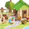Jeujura Maison Et Jardin, Ensemble De 135 Pièces^ Jeux De Construction En Bois