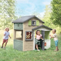 Smoby Maison friends house Evo Life^ Maisons, Toboggans Et Jeux D'Extérieur