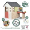 Smoby Maison nature + atelier Life^ Maisons, Toboggans Et Jeux D'Extérieur