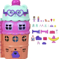 Mattel Maison Polly Pocket - Cornet de glace^ Mini-Univers