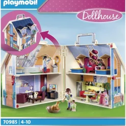 Playmobil Maison transportable Dollhouse 70985^ La Ville, La Police Et Les Secours