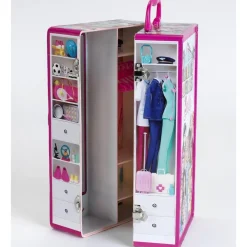 Klein Mallette Armoire Barbie^ Poupées Mannequins