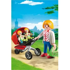 Playmobil Maman avec jumeaux et landau City Life - 5573^ Mini-Univers|La Ville, La Police Et Les Secours