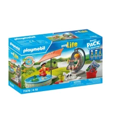 Playmobil Maman et enfant avec fauteuil suspendu - my life 71476^ La Ville, La Police Et Les Secours