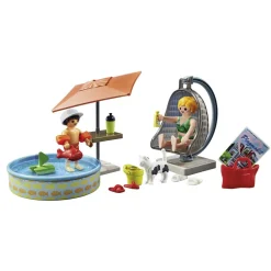Playmobil Maman et enfant avec fauteuil suspendu - my life 71476^ La Ville, La Police Et Les Secours