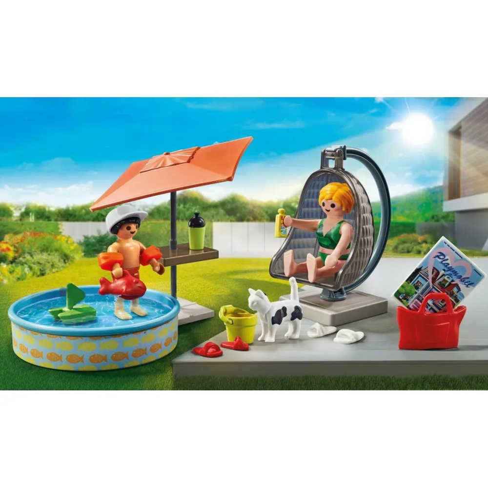 Playmobil Maman et enfant avec fauteuil suspendu - my life 71476^ La Ville, La Police Et Les Secours