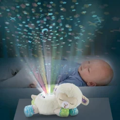 Varta Manon, Lumi mouton nuit étoilée 3 en 1^ Mobiles Et Veilleuses|Peluches Musicales Et Lumineuses