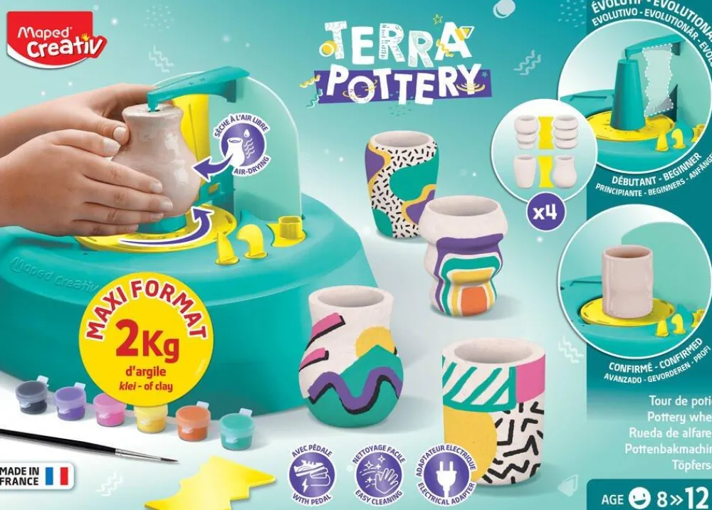 Maped Creativ Terra Pottery Maxi^ Modelage Et Moulage