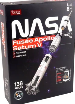 MGM Maquette 136 pièces Explora - Fusée Apollo Saturne V - Nasa^ Maquettes Et Modélisme