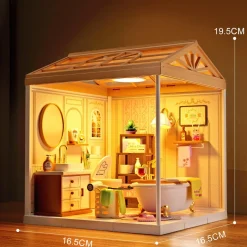 Varta Maquette DIY maison miniature à construire Salle de bains^ Maquettes Et Modélisme