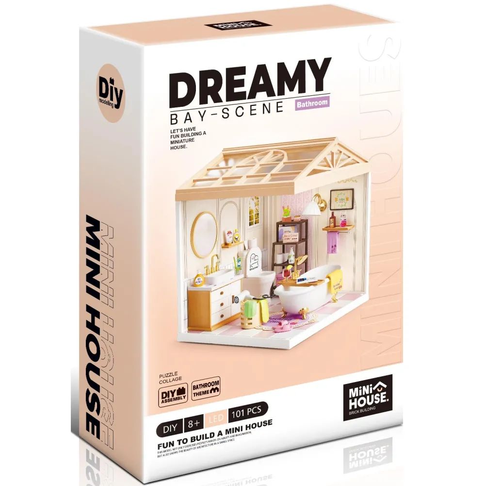 Varta Maquette DIY maison miniature à construire Salle de bains^ Maquettes Et Modélisme