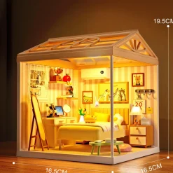 Varta Maquette DIY maison miniature à construire Chambre à coucher^ Maquettes Et Modélisme