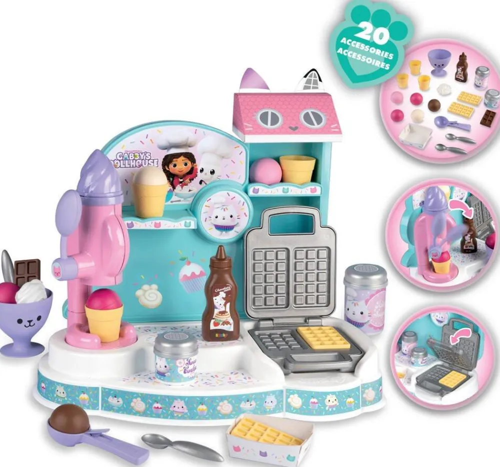 Smoby Marchande De Glaces Gabby et la maison magique^ Dinette Et Accessoires