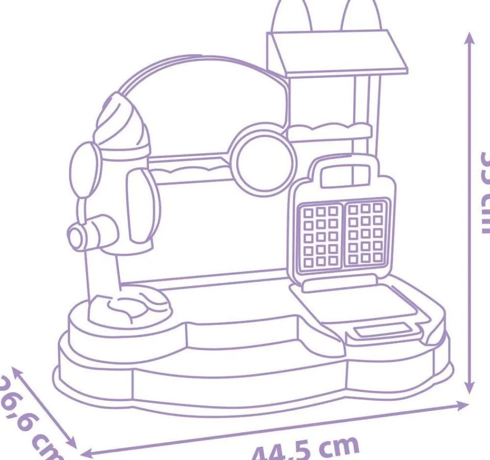 Smoby Marchande De Glaces Gabby et la maison magique^ Dinette Et Accessoires