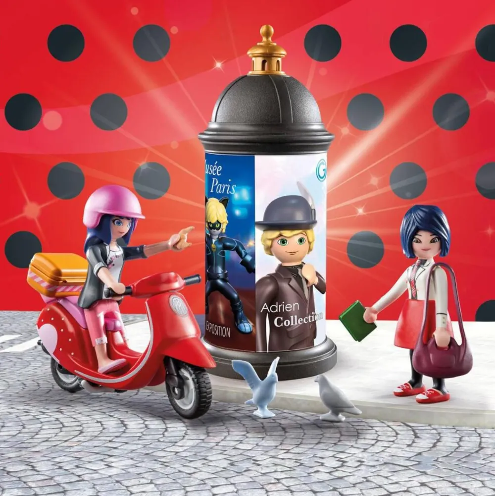 Playmobil Marinette à scooter et Kagami - Miraculous 71864^ Les Héros Et Personnages