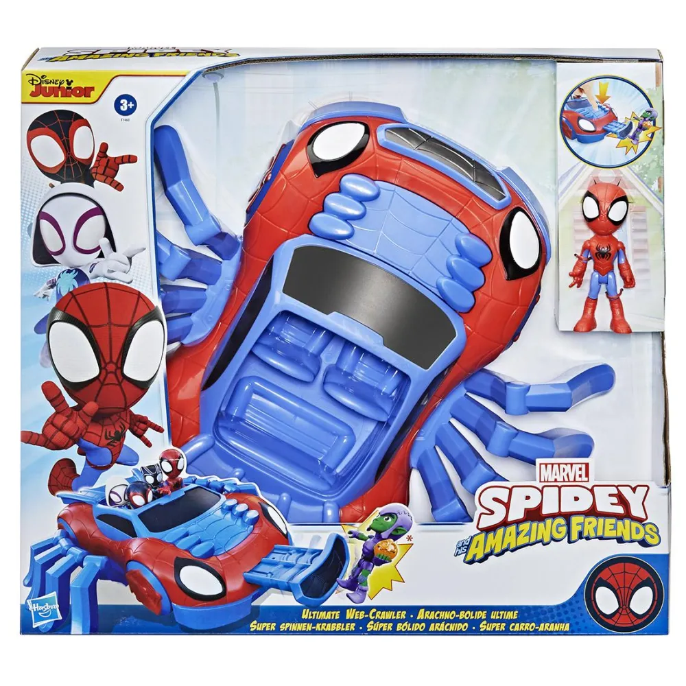 Hasbro Marvel Spidey and His Amazing Friends - Arachno-bolide ultime^ Petites Voitures|Les Héros Et Personnages