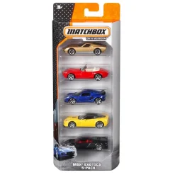 Mattel Matchbox - Pack de 5 véhicules 1:64^ Petites Voitures