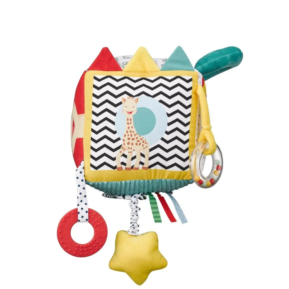 Vulli Maxi cube sensoriel Sophie la girafe^ Hochets Et Jouets D'Activités
