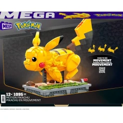 MEGA Pokemon - Pikachu en mouvement^ Super Héros, Cinéma Et Jeux Vidéo