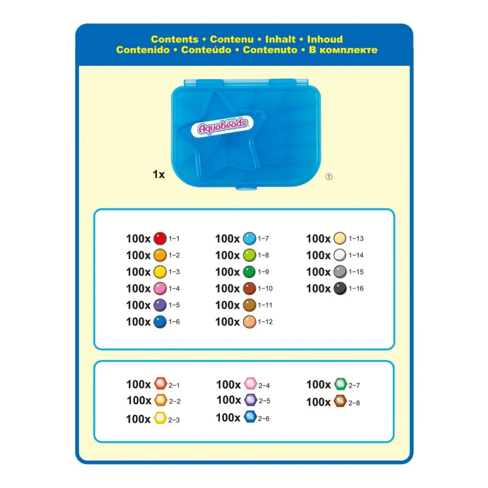 Aquabeads Mega recharge 2400 perles^ Perles, Bijoux Et Perles À Repasser