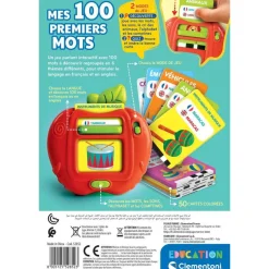 Clementoni Mes 100 premiers mots bilingues Francais/Anglais - Education^ Autres Apprentissages