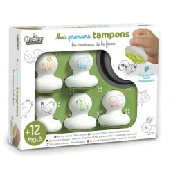 Cru00e9a Lign Mes premiers tampons des animaux de la ferme^ Dessin