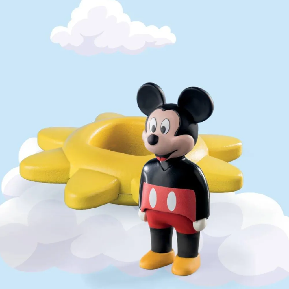 Playmobil Mickey et Toupie Soleil, 123 Aqua 71321^ Jouets À Encastrer Et À Empiler