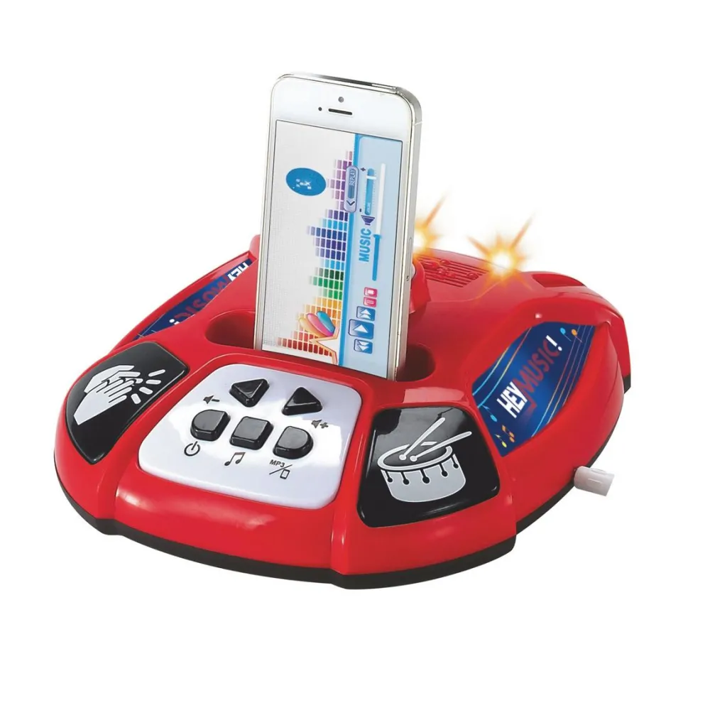 Hey Music Micro sur pied^ Karaoké, Lecteurs Cd Et Mp3 Et Casques