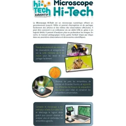 Lisciani Giochi Microscope Hi-Tech éducatif et numérique^ Physique Et Chimie