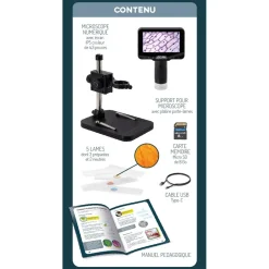 Lisciani Giochi Microscope Hi-Tech éducatif et numérique^ Physique Et Chimie