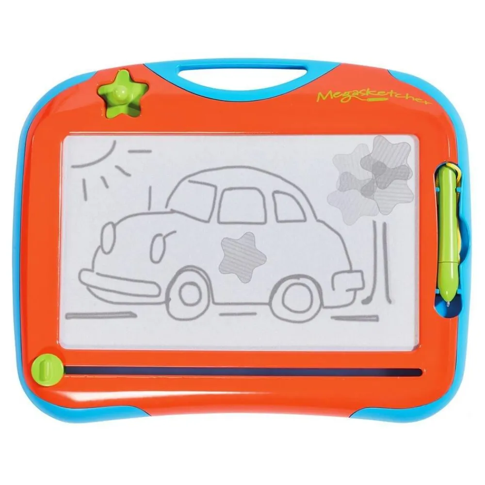 Varta Mini Ardoise Mega Sketcher Avec Crayon Magnétique Et Tampon Étoile - Format^ Machines À Dessiner