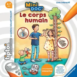 Ravensburger Mini Doc Tiptoi - Découvrir Le Corps Humain^ Stylos Interactifs