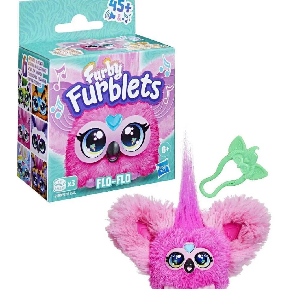 Hasbro Mini peluche Furby Furblet Flo Flo^ Peluches Électroniques Interactives