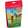 Schleich Mme kramer et son poulain - Mini monde^ La Ferme Et L'Univers Agricole