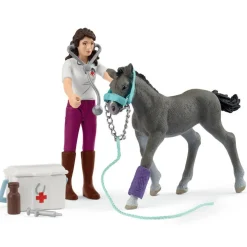 Schleich Mme kramer et son poulain - Mini monde^ La Ferme Et L'Univers Agricole