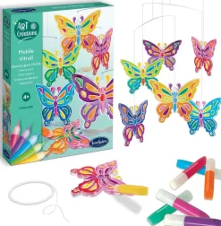 Sentosphu00e8re Mobile Vitrail Papillons - Création D'art^ Autres Activités Créatives