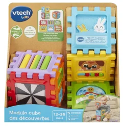 VTech Modulo cube des découvertes - Baby^ Jouets À Encastrer Et À Empiler