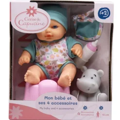 Cerise & Capucine Mon bébé 18cm et accessoires^ Poupons Classiques