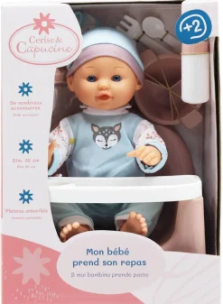 Cerise & Capucine Mon Bébé Prend Son Repas^ Poupons Classiques
