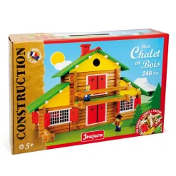 Jeujura Mon chalet en bois - 240 pieces^ Jeux De Construction En Bois
