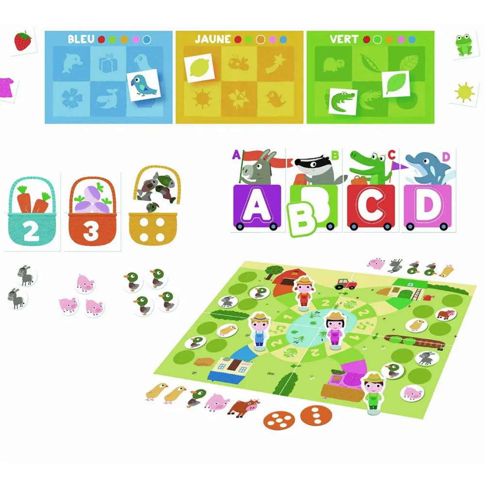Diset Mon grand coffret Petite Section^ Apprentissages Des Chiffres Et Calculs|Apprentissage Des Lettres Et Écritures