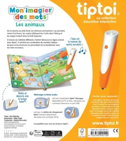 Ravensburger Mon imagier des mots Tip Toi - Les animaux^ Apprentissage Des Animaux Et De La Nature