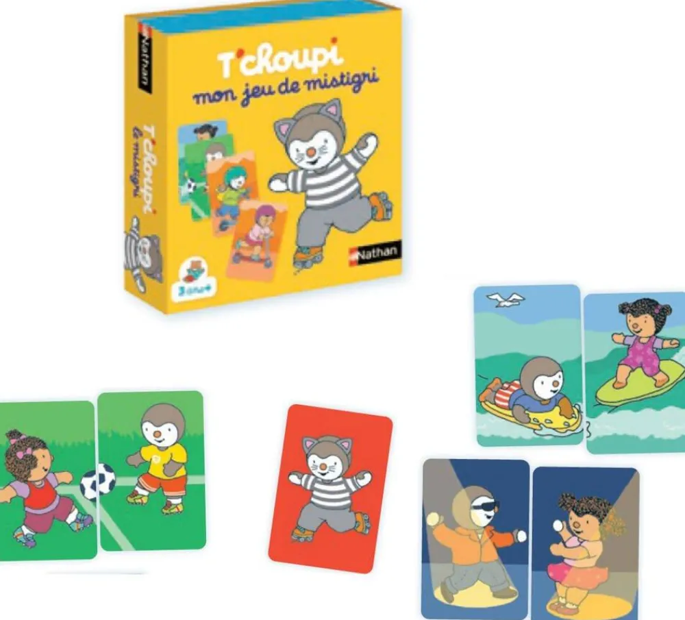 Nathan Mon Jeu De Mistigri T'Choupi^ Jeux D'Apprentissage