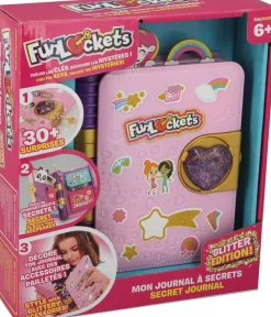 Diset Mon journal à secret pailleté - Funlockets^ Mini-Univers