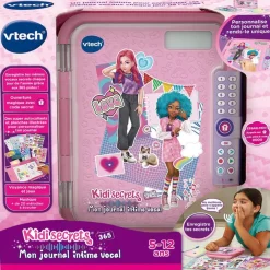 VTech Mon journal intime vocal rose - Kidisecrets 365^ Agendas Électroniques